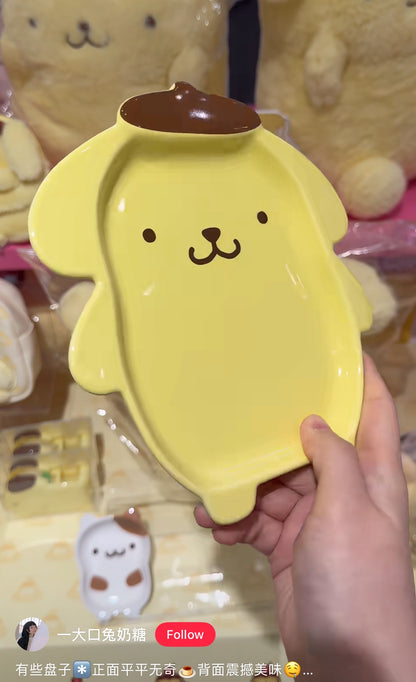 Sanrio｜PomPomPurin 30th Anniversary Shaped Plate Set
