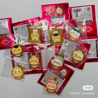 Chiikawa 吉伊卡哇｜餐厅系列金属吊饰/拉链头/盲盒/全10种｜1枚入