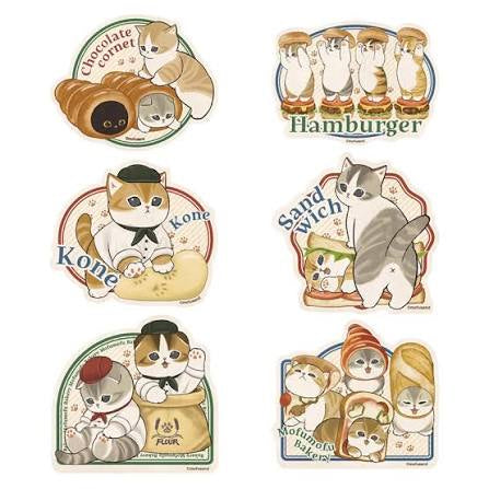 Mofusand｜Mofumofu Bakery Travel Sticker｜H94 x W99.6mm approx.