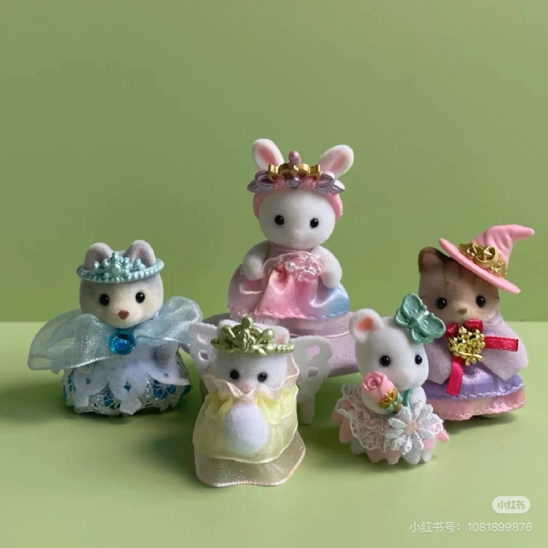 SylvanianFamilies森贝儿家族｜Royal Princess Set超豪华皇家公主系列站宝小鼻嘎套组5703