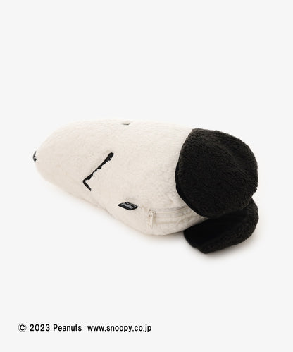 Snoopy｜Afternoon Tea英伦风限定毯子狗狗头抱枕/内芯是一条英伦风毯｜縦27cm/横38.5cm/厚み11.5cm｜毯全長110cm/幅70cm