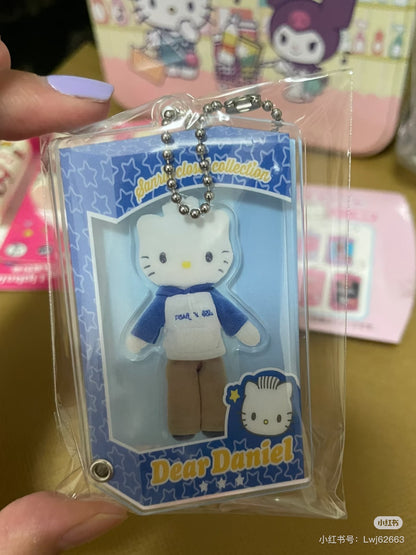 Hello Kitty｜Closet Collection Doll Dear Daniel &amp; Hello Kitty Acrylic Charm mystery bag/blind box/All 10 types｜1pcs