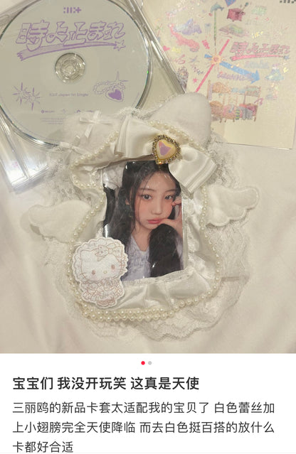 Sanrio｜Enjoy Idol Pure White Angel Trading Card Holder｜9.2×6.6cm approx.