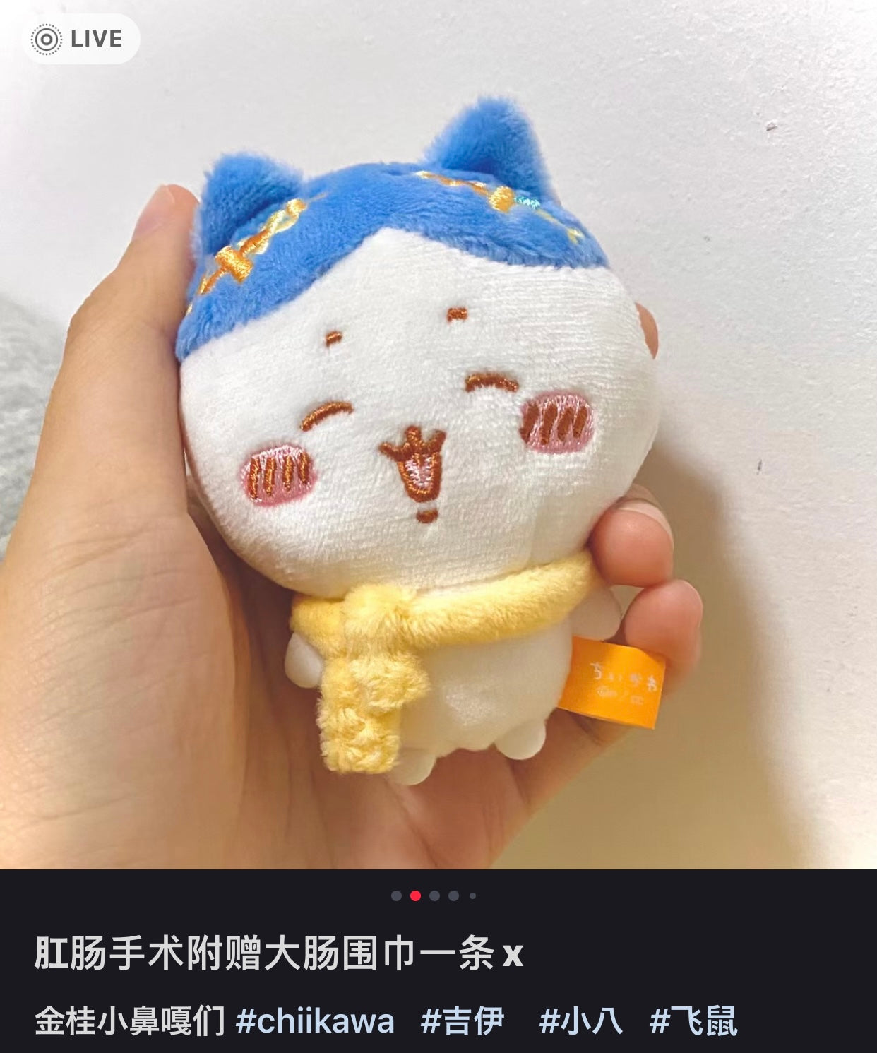 Chiikawa 吉伊卡哇｜金木犀桂花系列限定公仔笔/可改造成小公仔/笔身变身小围巾｜0.7mm