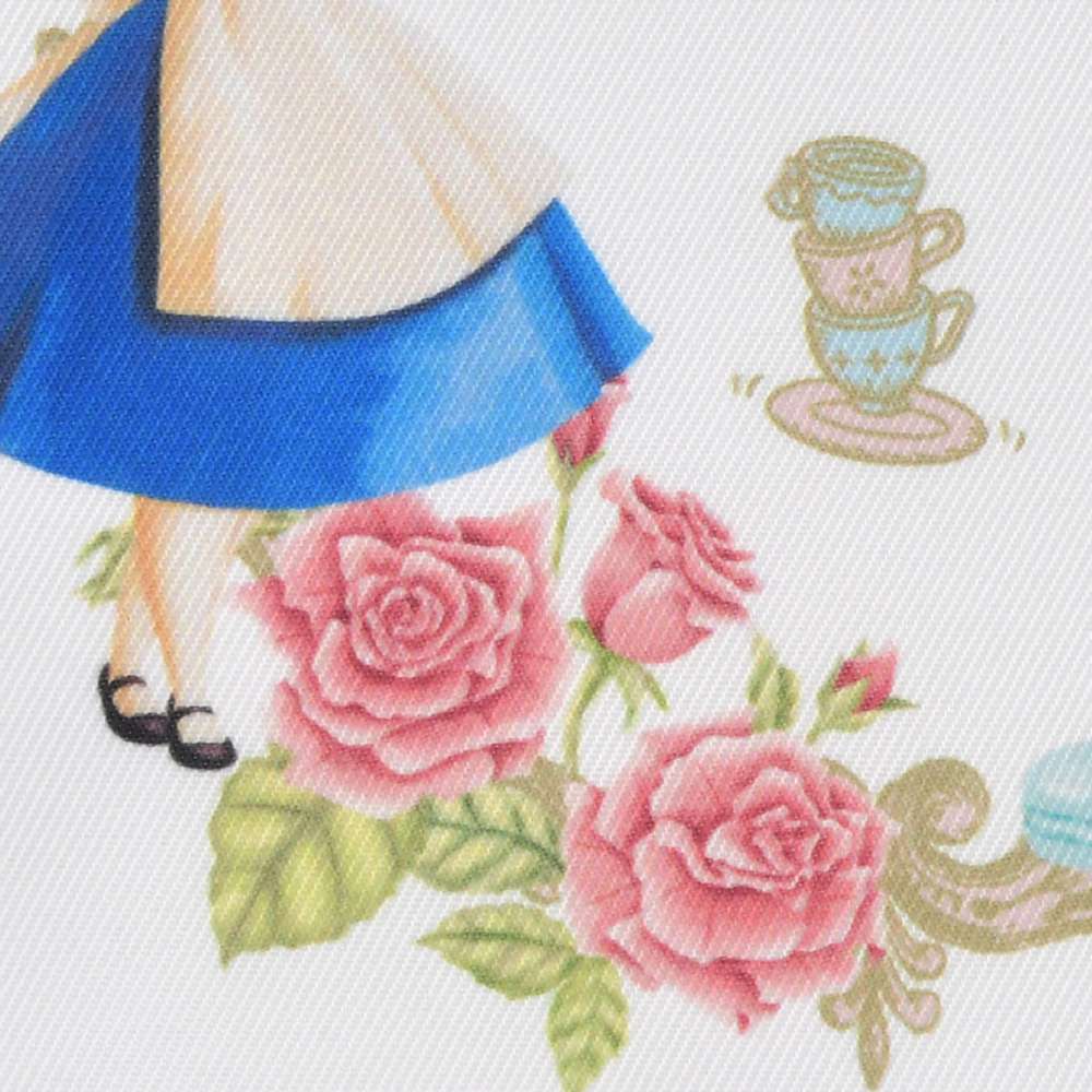 Disney｜爱丽丝梦游仙境Alice Sweet Garden甜蜜花园茶会特辑/水彩蝴蝶结蓬蓬印花围裙/可爱公主裙/女仆装/细节精美｜约87cmx75cm