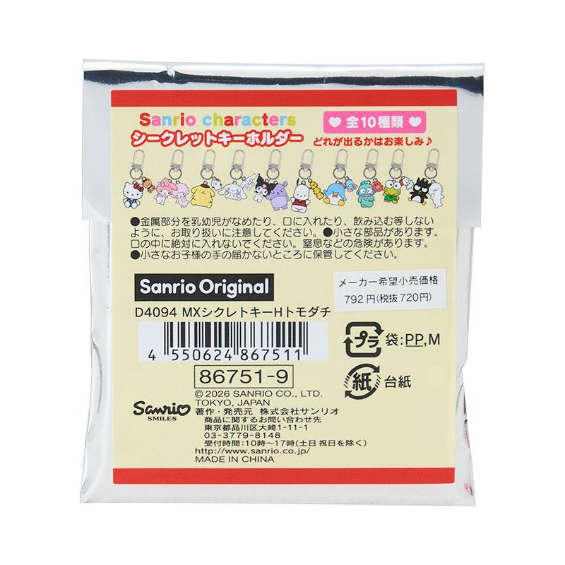 Sanrio｜Together with your favorite friend Keychain mystery bag/blind box/All 10 types｜1pcs