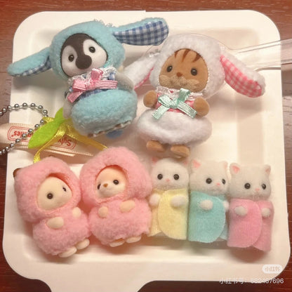 SylvanianFamilies｜ Lop Ear Rabbit Costume Baby Pair Calico Critters