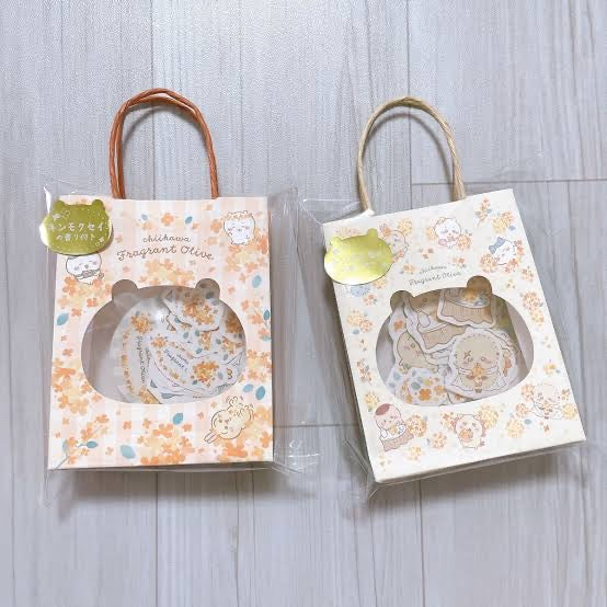 Chiikawa 吉伊卡哇｜金木犀桂花系列限定香味小贴纸｜45枚入