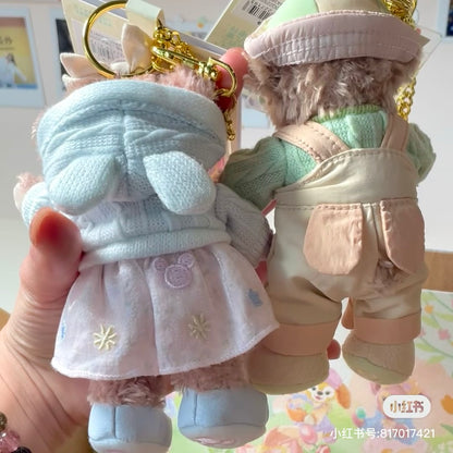Disney SH｜2025 Spring Collection Duffy and friends Plush Dolls keychain/ Mascot holder