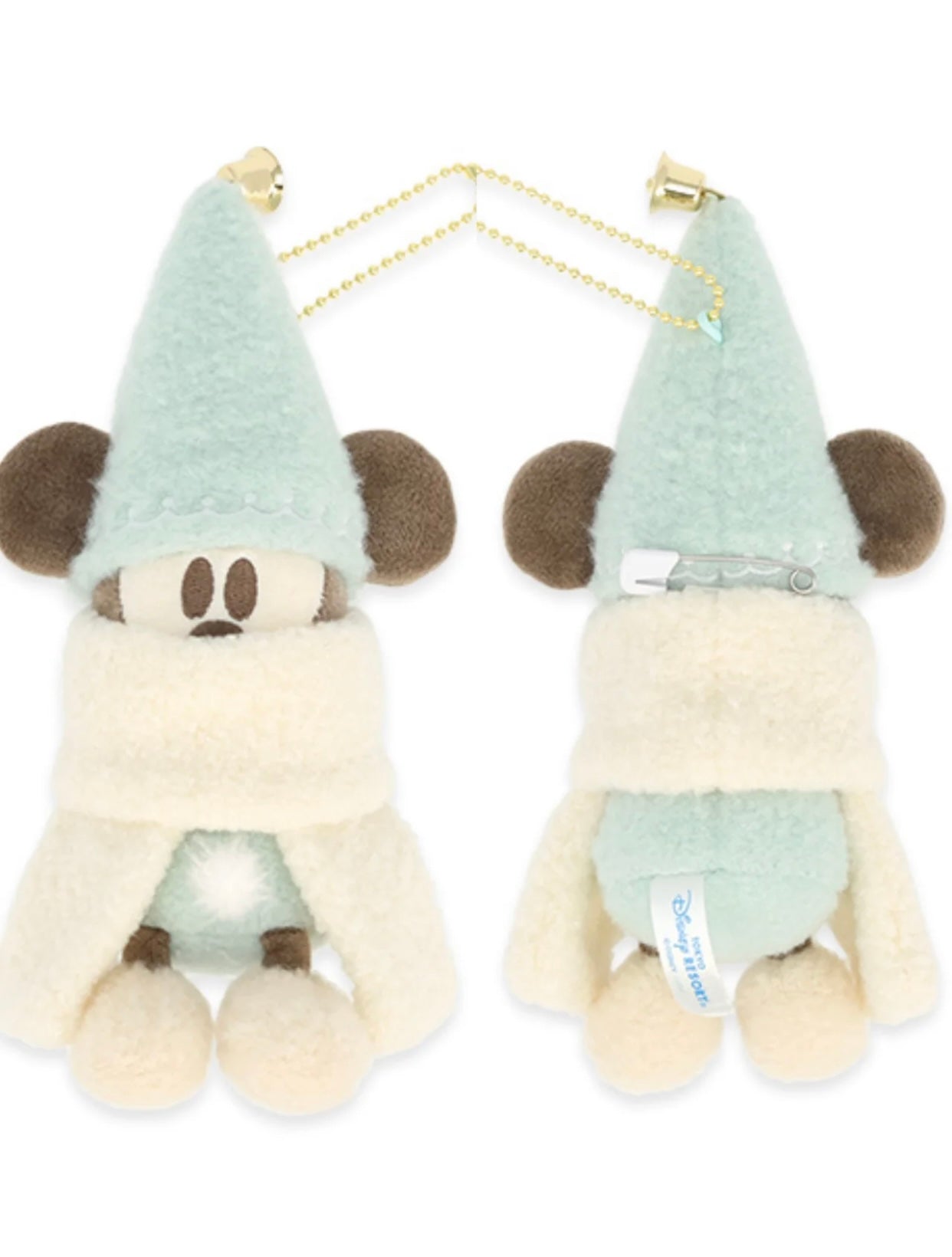 Disney｜2025 Christmas Mickey Plush Badge keychain