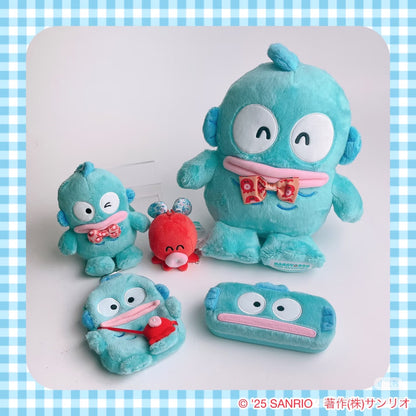 Sanrio｜Hangyodon 40th Anniversary Happy Life Mascot Holder /Plush Keychain｜13×8×15cm approx.