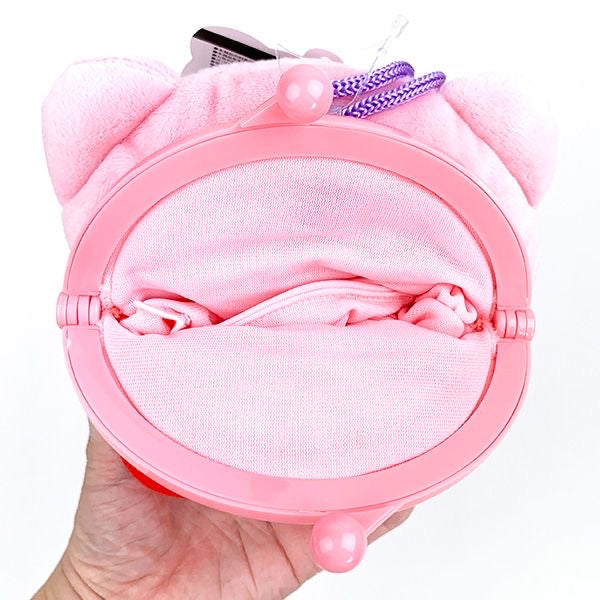 Kirby｜卡比撅嘴汉堡包斜挎包/口金包｜约16cm×14.5cm×7.5cm