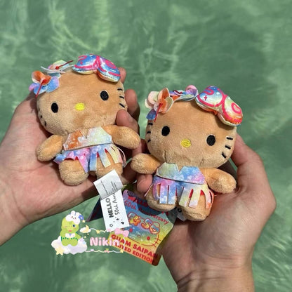 HelloKitty凯蒂猫｜HAWAII夏威夷黑皮kitty50周年限定挂件/包挂