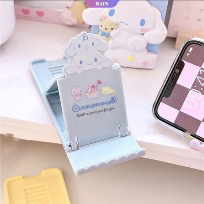 Sanrio｜ipad/手机桌面便携支撑/支架/可调节角度/可折叠收起｜约6 x 0.7 x 15.7 cm
