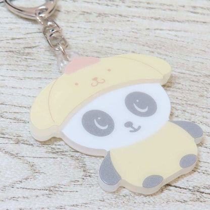 Sanrio｜Panshell Characters Acrylic Keychain/Keyring｜57 x 155 x 7 mm approx.