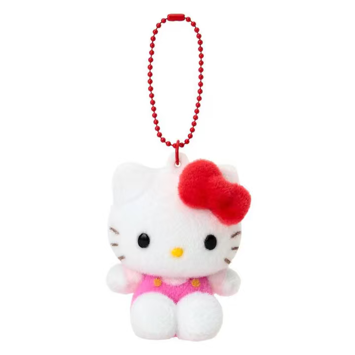 Sanrio｜Flocked Figure Keychain/Keyring｜5×4.5×7cm approx.