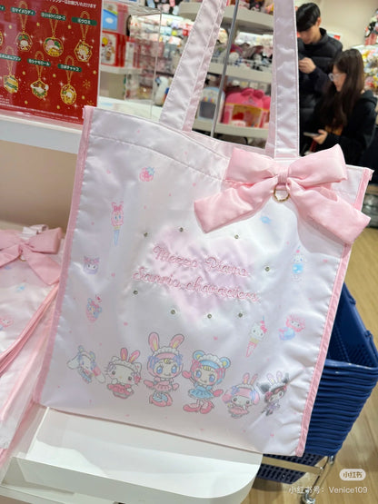 Sanrio｜Mezzo Piano Rabbit Tote Bag｜38cmW x 9cmD x 40cmH approx.