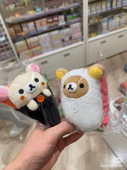 Rilakkuma｜Anytime Sushi Hand Roll Sushi Mascot Holder /Plush Keychain｜130×90×55mm approx.