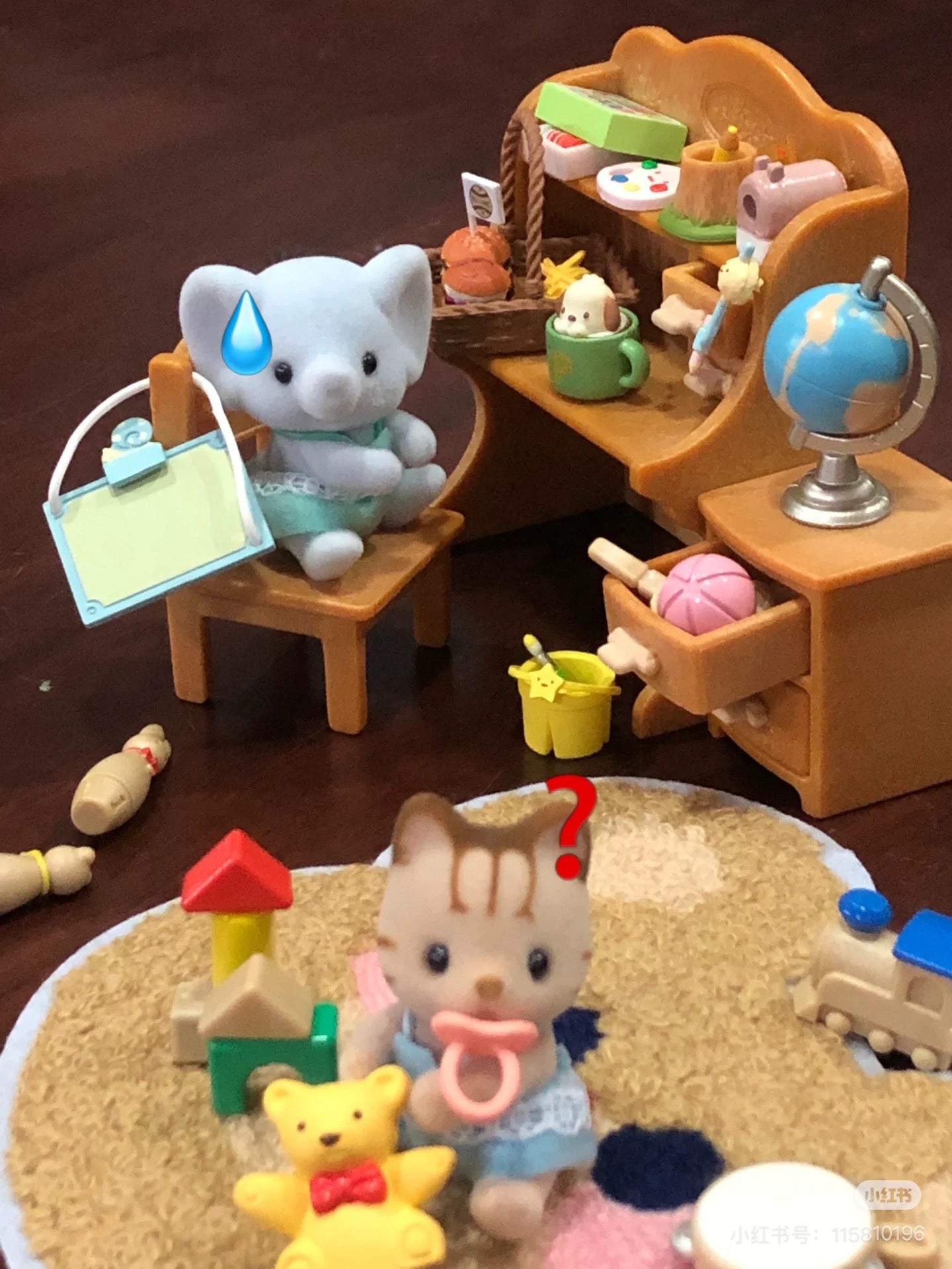 SylvanianFamilies森贝儿家族｜Chocolate Rabbit Sister Set - Brand New &amp; Sealed巧克力兔家具套组/玩具/过家家5016