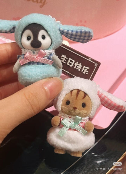 SylvanianFamilies｜ Lop Ear Rabbit Costume Baby Pair Calico Critters