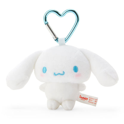 Sanrio｜Plush Mascot Holder with Heart Carabine /Plush Keychainr｜6×4×10cm approx.