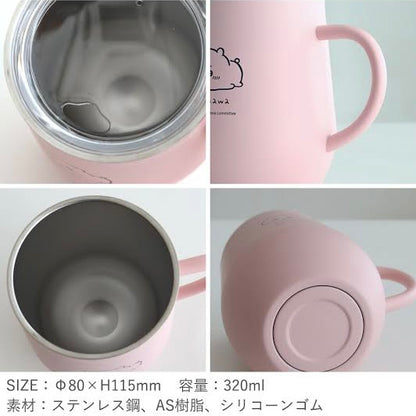 chiikawa｜真空盖不锈钢桌面保温保冷杯｜320ml