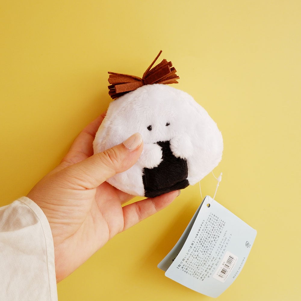 Gyutto Onigiri｜超可爱寿司饭团毛绒小玩偶/手玉｜约W95 x D55 x H90mm