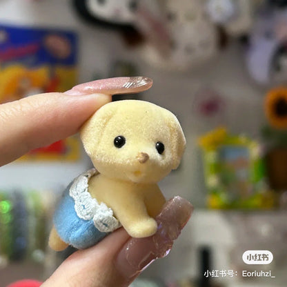 SylvanianFamilies森贝儿家族｜Yellow Labrador Twins拉布拉多双胞胎宝宝推车套组/玩具/过家家