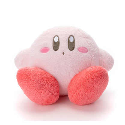 Kirby｜cafe厨房限定夜光浅色卡比瓦豆公仔/玩偶/图中大只款｜H220×W300×D260mm