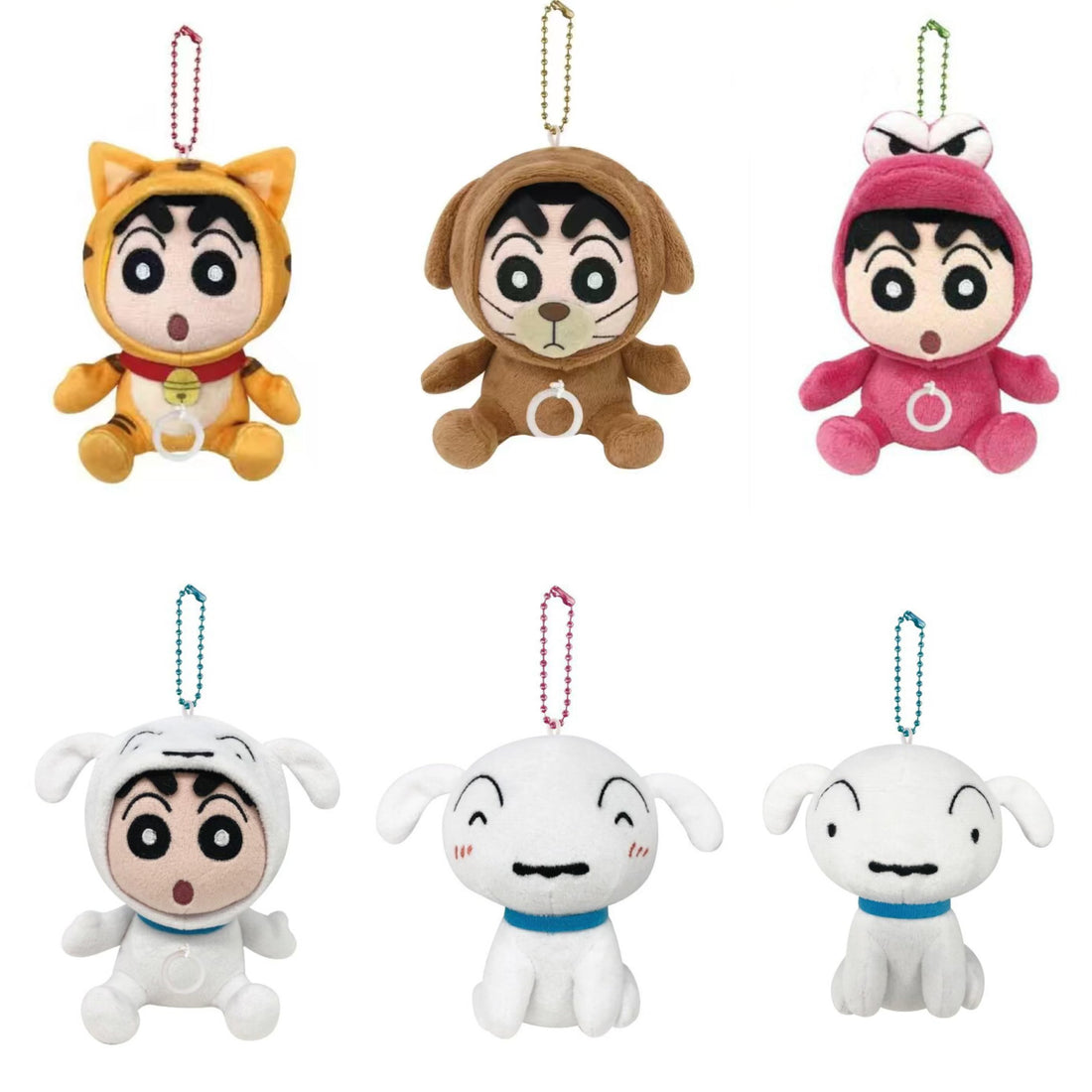Crayon shin-chan｜Tail Shaking  Mascot Holder /Plush Keychain｜ H120 x W95 x D95mm