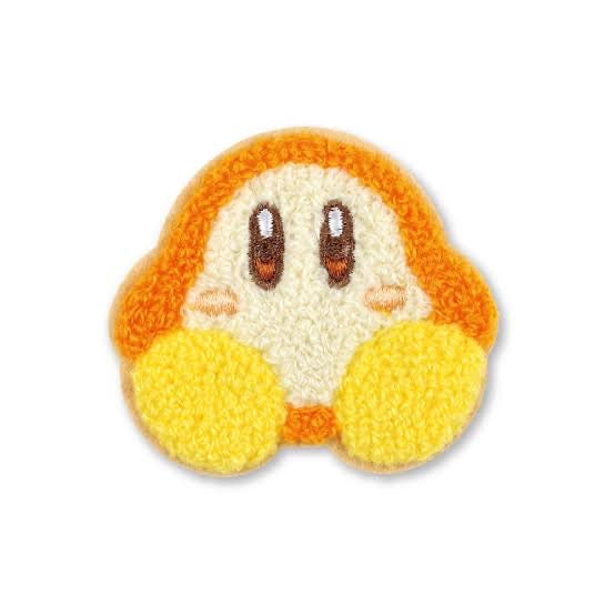Kirby｜毛巾触感式瓦豆刺绣贴