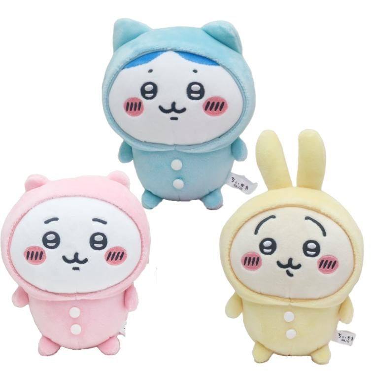 Chiikawa 吉伊卡哇|睡衣派对公仔/玩偶|約W12×H17×D10cm