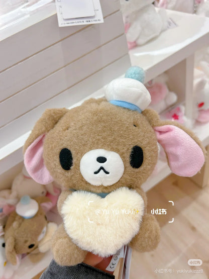 Sanrio三丽鸥｜ Plush Toy / Fluffy Heart毛茸茸爱心系列平成复古系列可爱角色毛绒玩偶/公仔｜约9.5 x 17.4 x 19.7cm