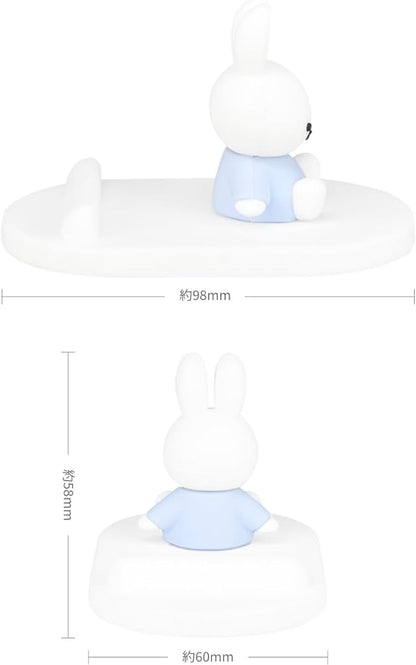 Miffy米菲｜超可爱坐姿手机架桌面摆件｜約H:58mm×W:60mm×D:98mm