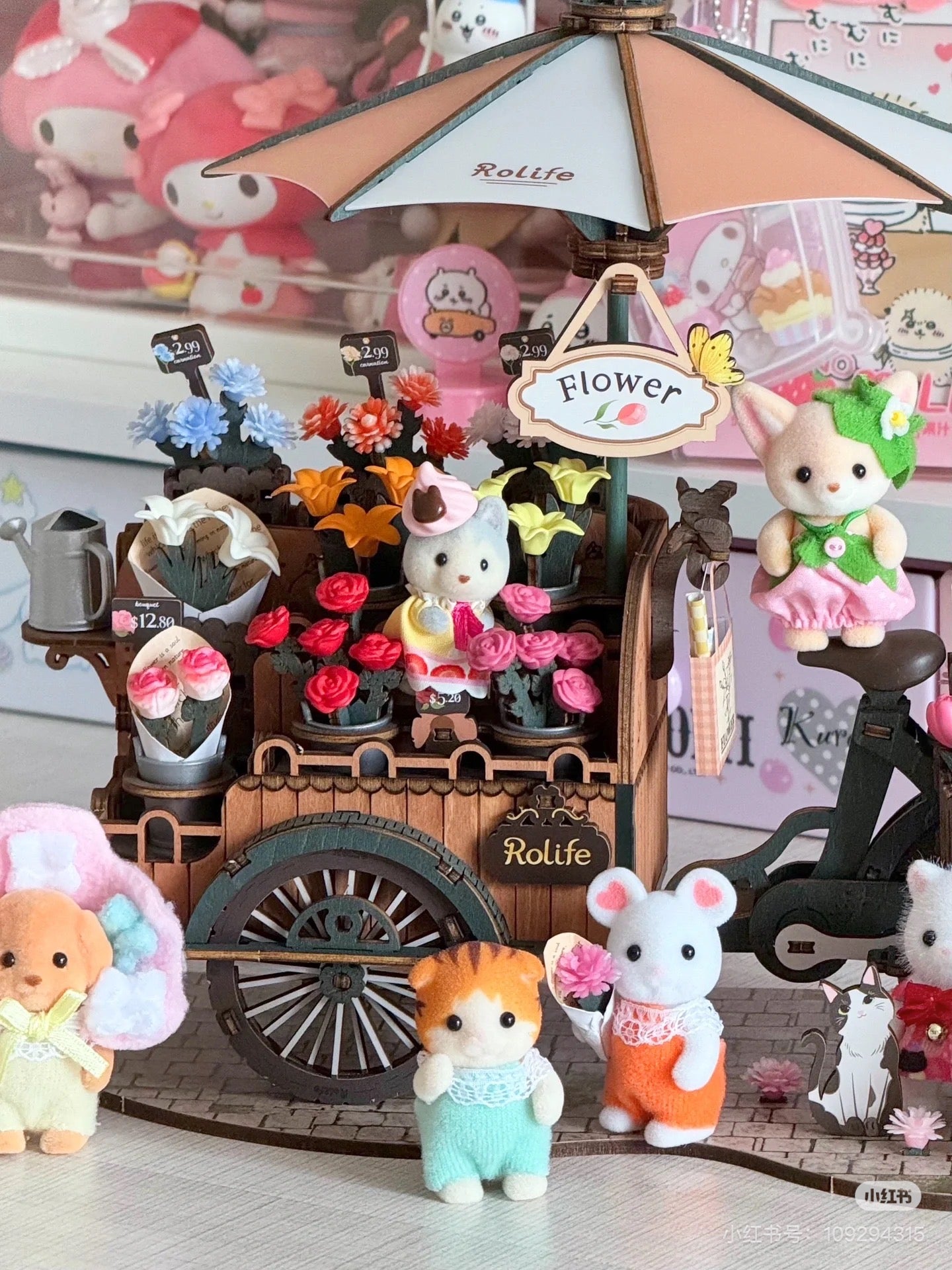 SylvanianFamilies｜Marshmallow Mouse Baby Doll