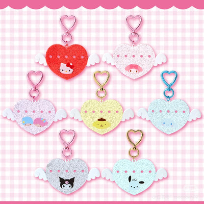Sanrio｜偶像应援/爱心钥天使匙扣DIY铭牌挂件