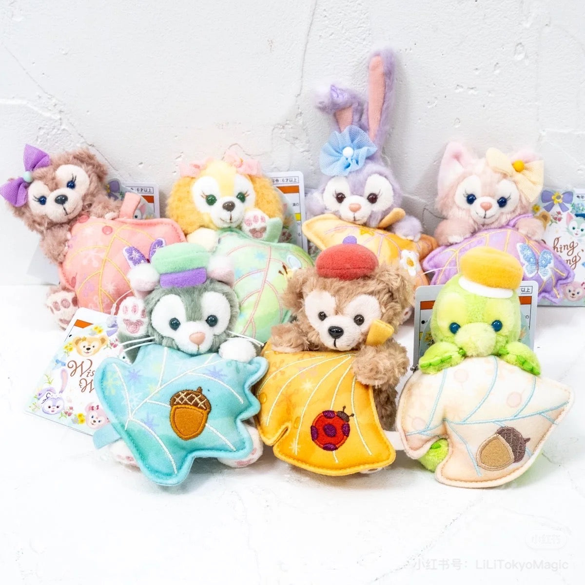 Disney｜Duffy &amp; Friends&quot;Wishing Wings&quot; Collection sitting Mascot Holder /Plush Keychain