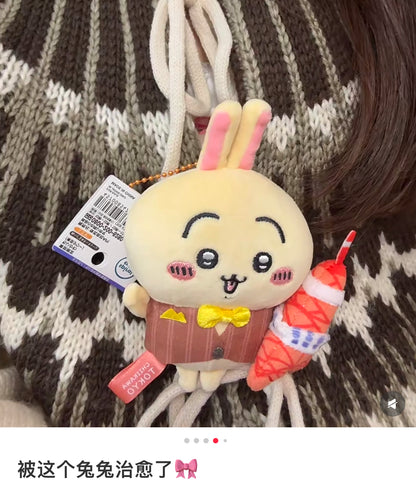 chiikawa｜Local Limited Usagi  Tokyo Tower Mascot Holder /Plush Keychain｜约W85 x H95 x D45mm