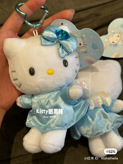 HelloKitty｜Sanrio Angel Mascot Holder /Plush Keychain｜107×80×75mm approx.