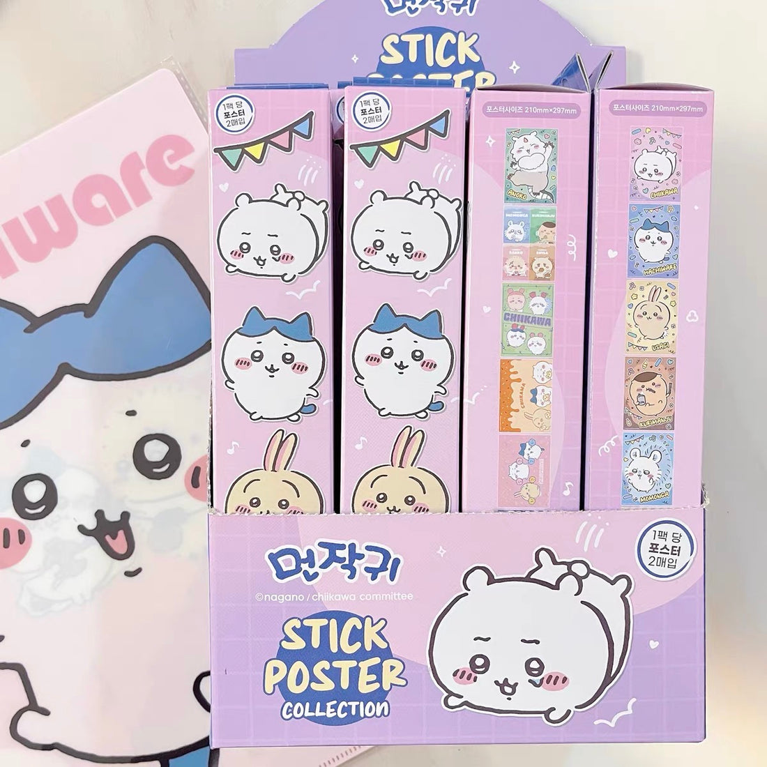 chiikawa吉伊卡哇| 限定盲盒海报/全16种|约210mm × 297mm