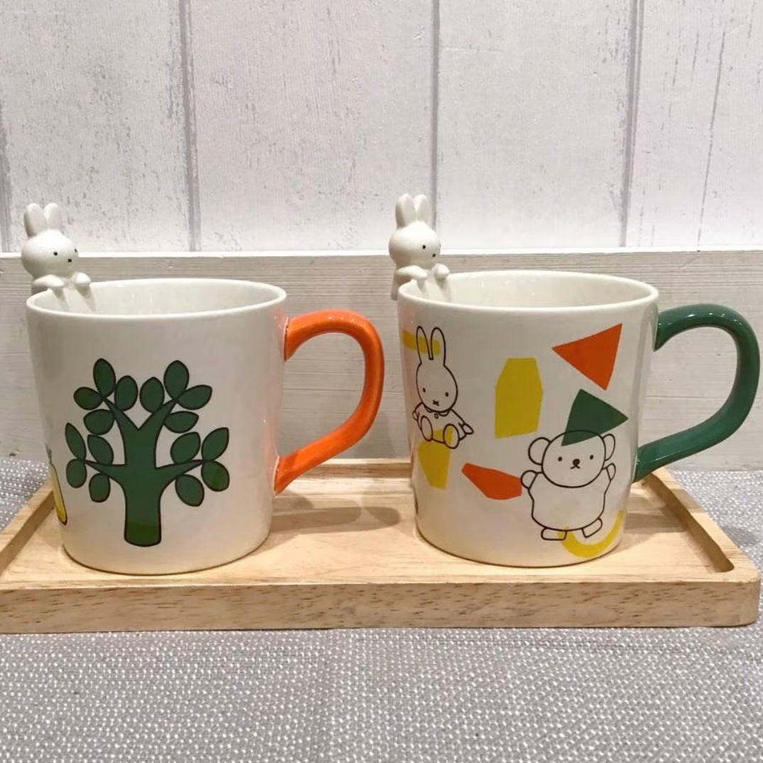 Miffy｜Dick Bruna x Studio Clip x Miffy green cup with ears｜350ml
