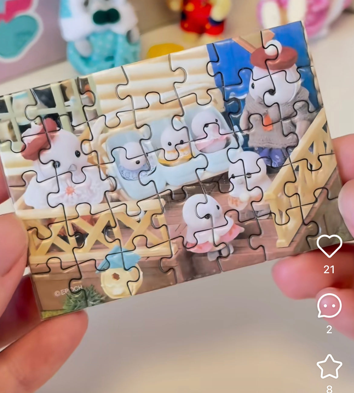 SylvanianFamilies｜Sweets Collection puzzle single item mystery bag/blind box/All 8 types｜1pcs