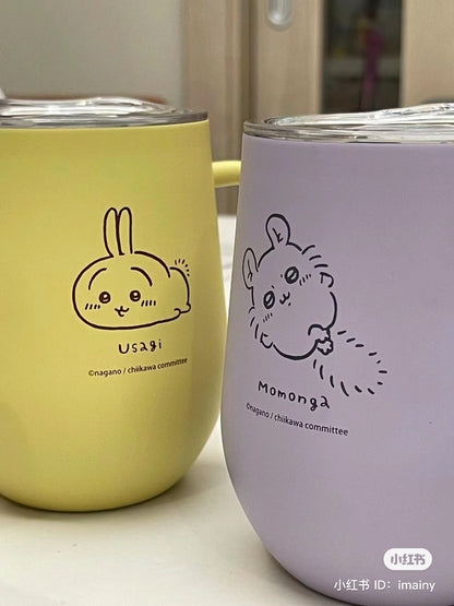 chiikawa｜真空盖不锈钢桌面保温保冷杯｜320ml