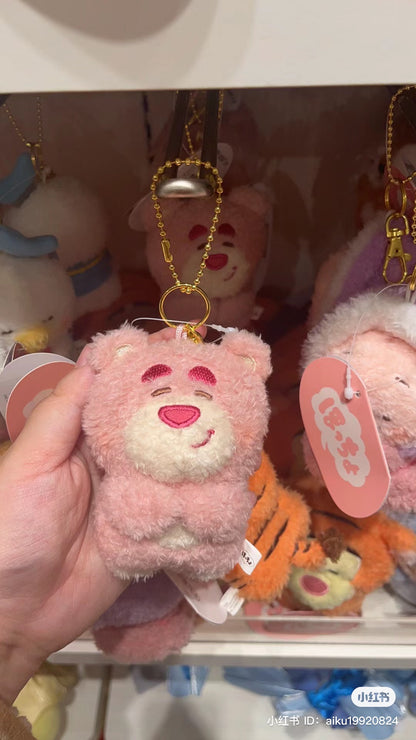 Disney｜卷毛眯眯眼系列玩偶挂件｜高さ約10.5×幅7.5×奥行き6(cm)