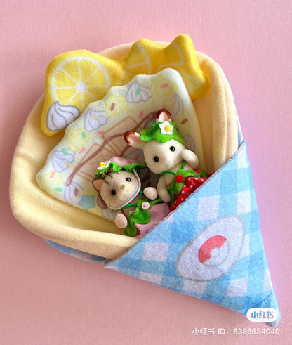 Pokemon｜pokepeace可丽饼限定毛绒玩偶/公仔/真的可以摊饼/展开也可爱｜约18 x 13 x 7cm