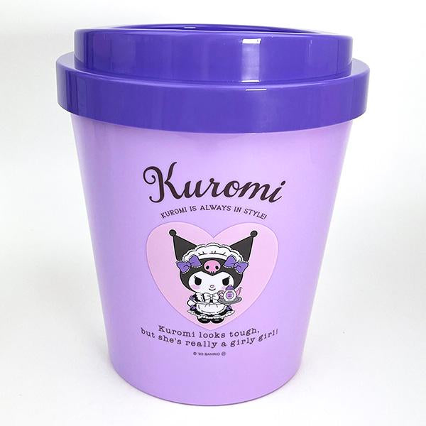 Sanrio｜Dust Box Trash Can限定周边/外带杯造型摇摆盖收纳筒/垃圾桶｜约22.5×22.5×26.5cm