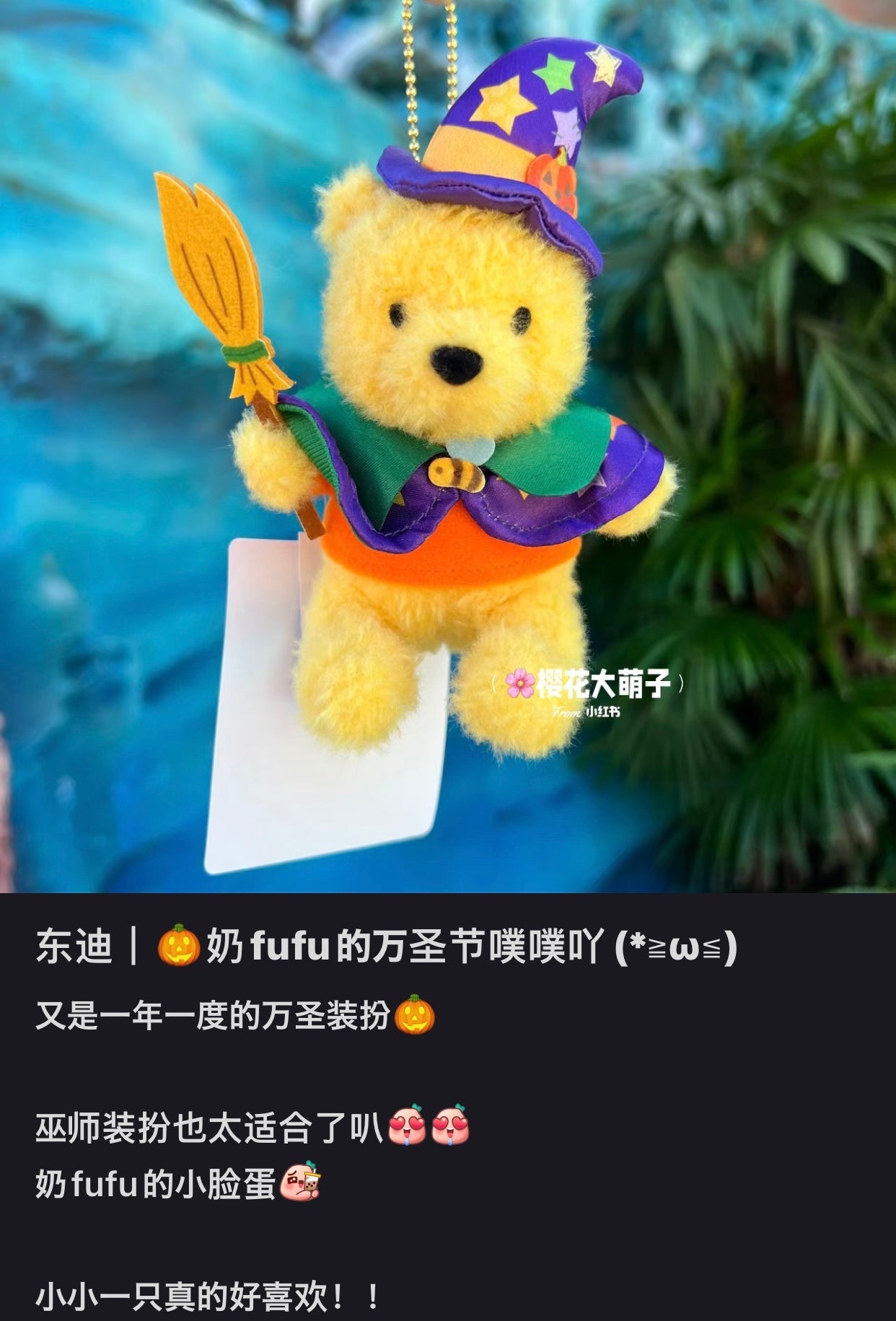 Disney｜毛茸茸万圣节限定噗噗挂件