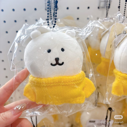 Nagano｜Characters Joke Bear Wearing a Sweater Mascot Holder /Plush Keychain｜H110×W100×D55mm approx