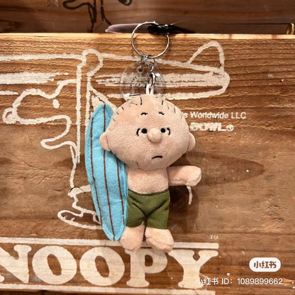Snoopy｜HAWAII夏威夷限定晒黑的小黑仔们挂件/包挂｜约H19 x W11 x 14cm