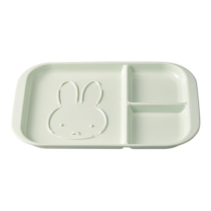 【new】Miffy米菲｜日本制耐摔树脂餐盘/洗碗机可用｜約W286×H194×D21.5mm
